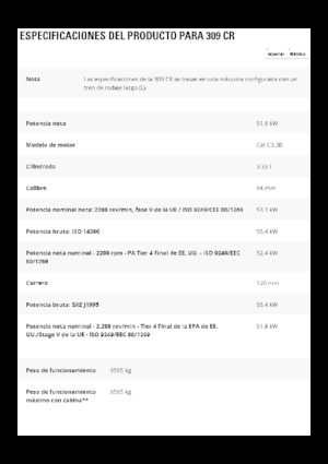 Верижни екскаватори Caterpillar 309 CR