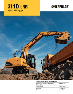 Верижни екскаватори Caterpillar 311D LRR