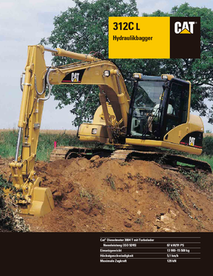 Верижни екскаватори Caterpillar 312C L