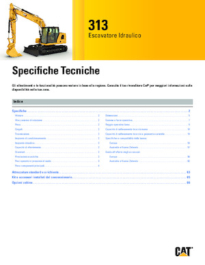Верижни екскаватори Caterpillar 313