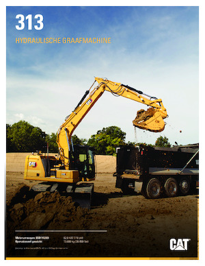 Верижни екскаватори Caterpillar 313