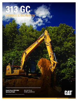 Верижни екскаватори Caterpillar 313 GC