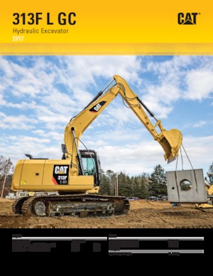 Верижни екскаватори Caterpillar 313F L GC