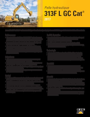 Верижни екскаватори Caterpillar 313F L GC