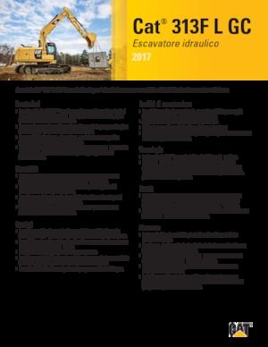 Верижни екскаватори Caterpillar 313F L GC