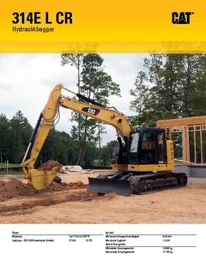 Верижни екскаватори Caterpillar 314E LCR