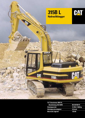 Верижни екскаватори Caterpillar 315 B L Mono