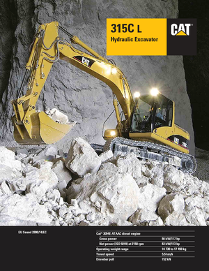 Верижни екскаватори Caterpillar 315 C L