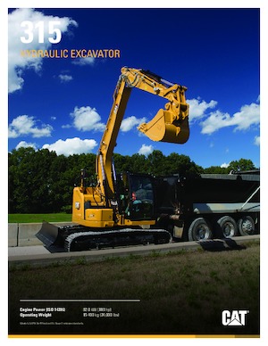 Верижни екскаватори Caterpillar 315