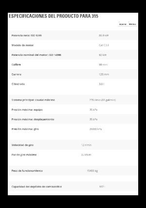 Верижни екскаватори Caterpillar 315