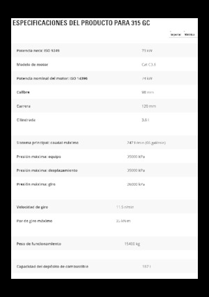 Верижни екскаватори Caterpillar 315 GC