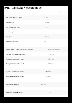 Верижни екскаватори Caterpillar 315 GC