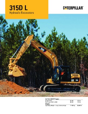 Верижни екскаватори Caterpillar 315D
