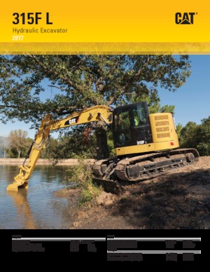 Верижни екскаватори Caterpillar 315F L