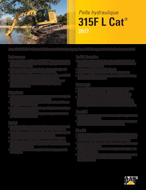 Верижни екскаватори Caterpillar 315F L