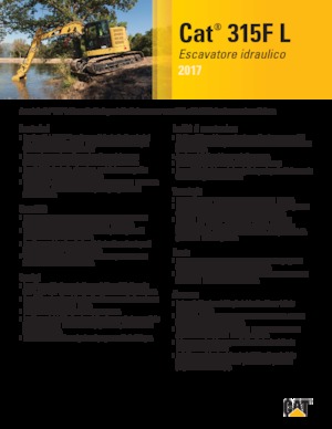 Верижни екскаватори Caterpillar 315F L