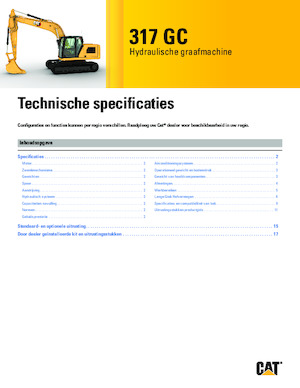 Верижни екскаватори Caterpillar 317 GC