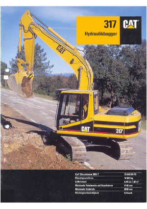 Верижни екскаватори Caterpillar 317 VAH