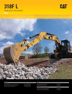Верижни екскаватори Caterpillar 318F L