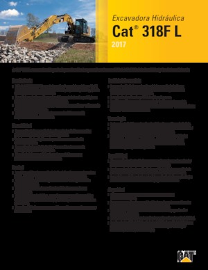 Верижни екскаватори Caterpillar 318F L