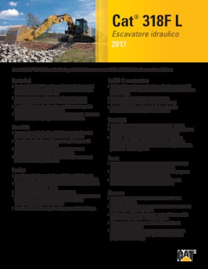 Верижни екскаватори Caterpillar 318F L