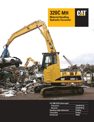 Верижни екскаватори Caterpillar 320 C MH