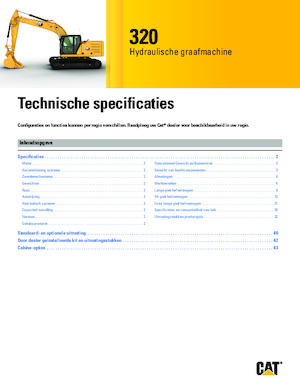 Верижни екскаватори Caterpillar 320