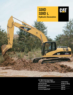 Верижни екскаватори Caterpillar 320D L