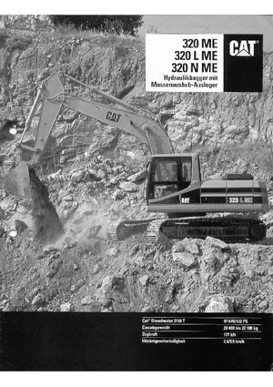 Верижни екскаватори Caterpillar 320 L