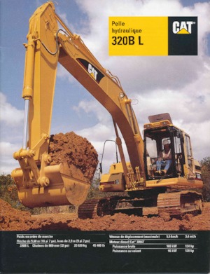 Верижни екскаватори Caterpillar 320B