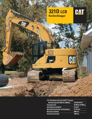 Верижни екскаватори Caterpillar 321D LCR