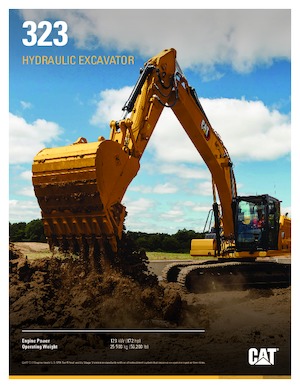 Верижни екскаватори Caterpillar 323