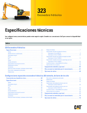Верижни екскаватори Caterpillar 323