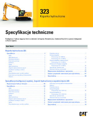 Верижни екскаватори Caterpillar 323