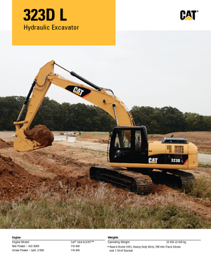Верижни екскаватори Caterpillar 323D L
