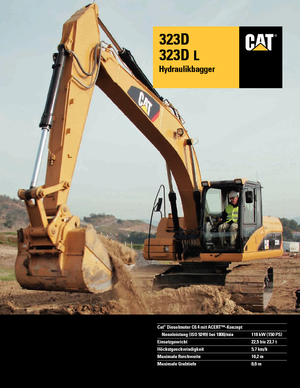 Верижни екскаватори Caterpillar 323D L
