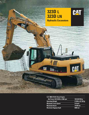 Верижни екскаватори Caterpillar 323D L