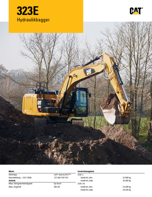 Верижни екскаватори Caterpillar 323E LN