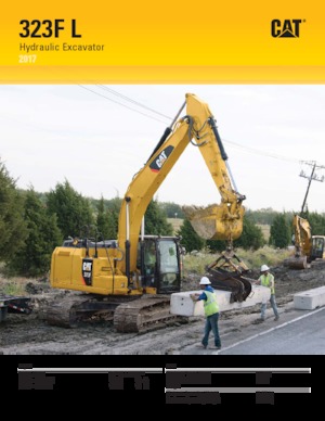 Верижни екскаватори Caterpillar 323F L