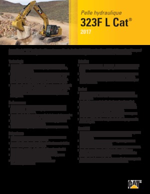 Верижни екскаватори Caterpillar 323F L