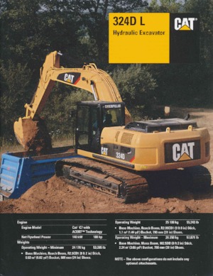 Верижни екскаватори Caterpillar 324D