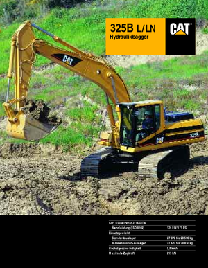 Верижни екскаватори Caterpillar 325 B LN