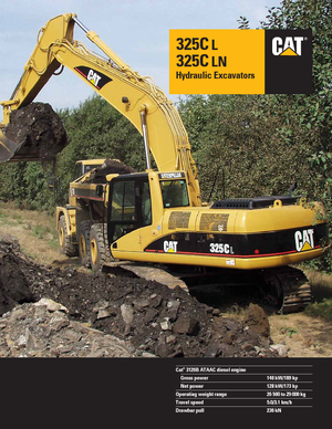 Верижни екскаватори Caterpillar 325 C LN