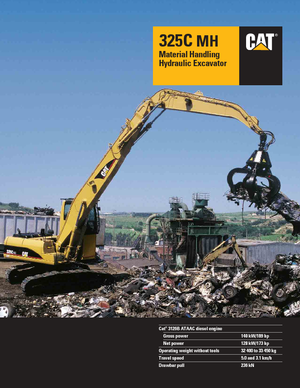 Верижни екскаватори Caterpillar 325 C MH