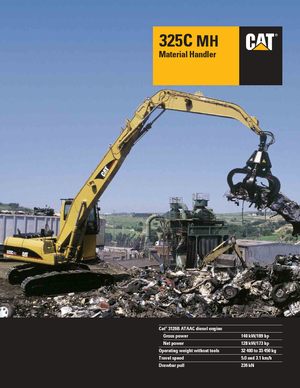 Верижни екскаватори Caterpillar 325 C MH