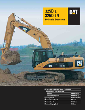 Верижни екскаватори Caterpillar 325D LN