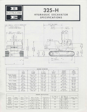 Верижни екскаватори Bucyrus 325-H