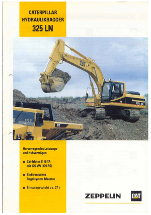 Верижни екскаватори Caterpillar 325 L N (m)