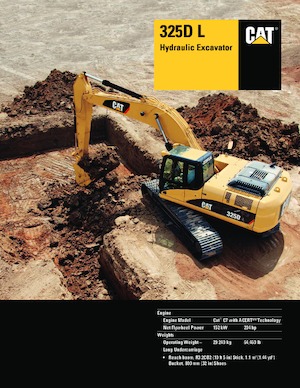 Верижни екскаватори Caterpillar 325D