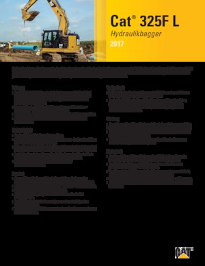 Верижни екскаватори Caterpillar 325F L